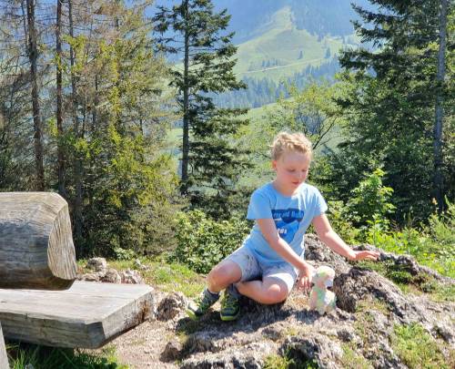  In de bergen wandelen met kinderen
