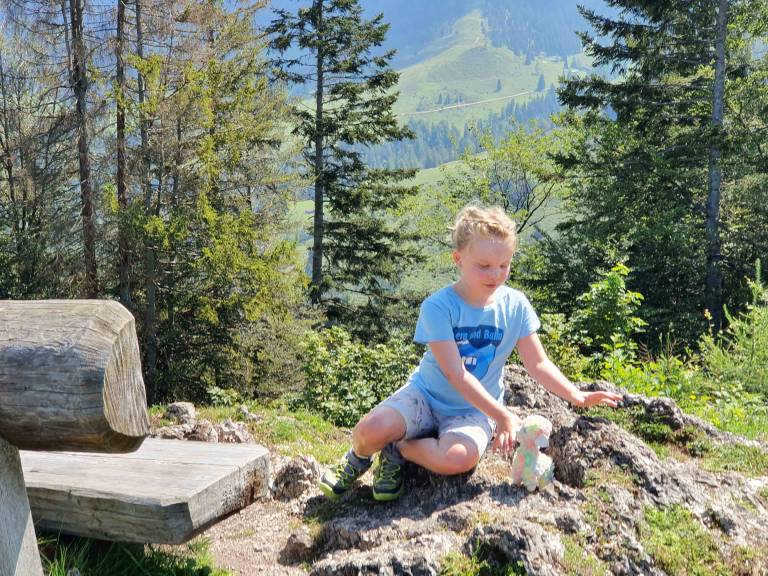  In de bergen wandelen met kinderen