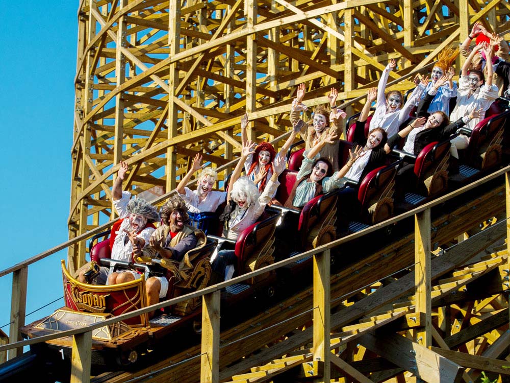 Vier Halloween in het attractiepark van Duitsland: Europa Park